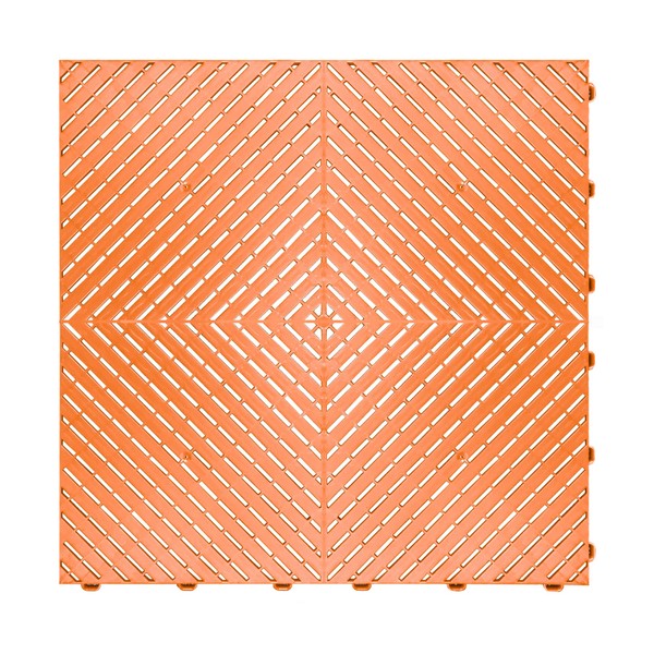 Swisstrax Ribtrax Smooth PRO Interlocking Garage Floor Tiles, 15.75 x