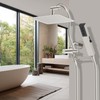 Hibbent All Metal cUPC Certified Shower Head, 8'' High Pressure