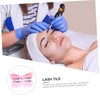 BIUDECO Elegant Butterfly Lash Tray Acrylic Eyelash Bench Lash Grafting