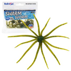 Velrifya Tentacle Dice Bait, Soft Plastic Urchin Baits for Bass Fishing