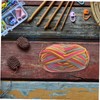 STOBOK Rainbow Yarn Crochet Accessories for Beginners Thick Chenille Yarn