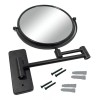 Vaper Espejo Vanidad Doble Cara Metálico 8 Pul. Negro