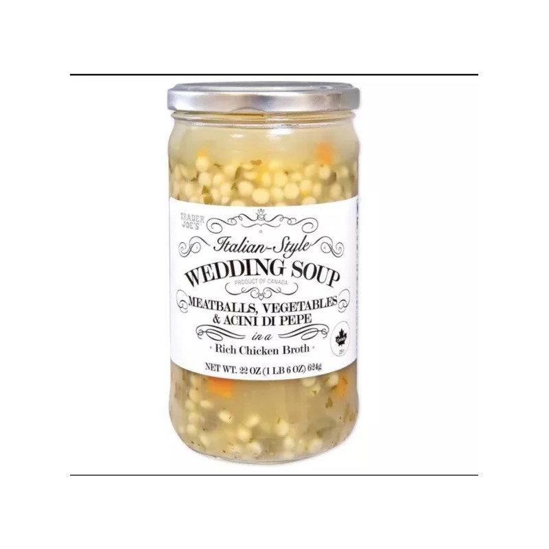 Trader Joe's 2X JARS Trader Joe’s Italian Style Wedding Soup