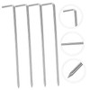 Generic 10pcs Heavy Duty Metal Tent Stakes Durable Galvanized Camping