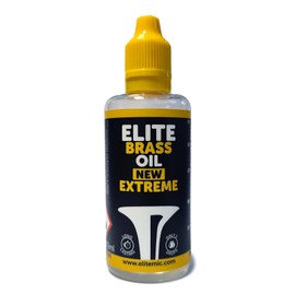 Elite Brass Oil New Extreme Lubricating Oil for Pistons and Rotors of Metal Wind Instruments - Trumpet, Cornet, Trombone, Flugelhorn, Horn, Bombardin, Tuba etc.
