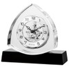 Bulova Clocks Bulova B1706 Trident Clock, Clear