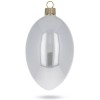 BESTPYSANKY Set of 6 White Glossy Glass Egg Ornaments 4