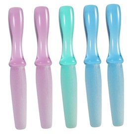 FOMIYES 5pcs Foot Care Foot Rasp Pedicure File Hard Skin Callus Remover Green Foot Scraper Callus Removal Tool Easy to Use Carry Random Color