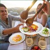 Brown Bagasse Eco-Friendly Compostable Biodegradable Plates, 6inch/15cm, 100Pack Sturdy Sugarcane