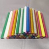 Raintwo 100 x 7 mm Hot Glue Sticks Multicoloured Glue