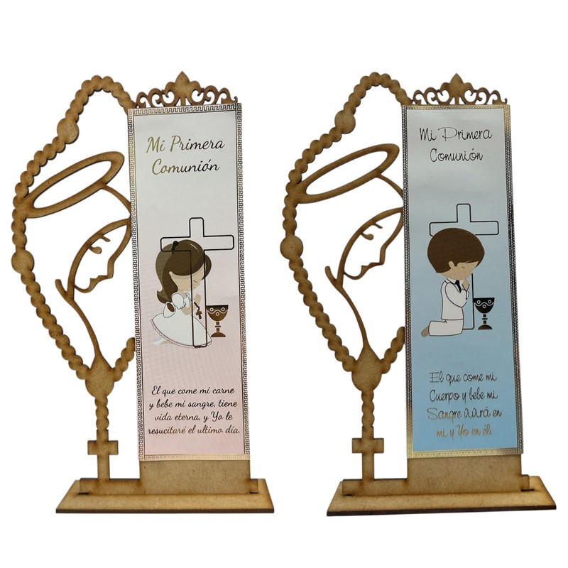 Retablos Separador Centro de Mesa Recuerdos Primera Comunión Niño o