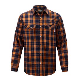 VANLENS FR Shirts for Men 6.5OZ Light Weight Welding Shirt Men Flame Resistant Shirts CAT2/NFPA2112