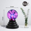 Plasma Ball, OOTSUN 3 Inch Plasma Globe Nebula Thunder Lightning,