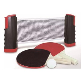 Portable Ping Pong Set Table Tennis Retractable Net For Any Table With Bats & Balls Game Set