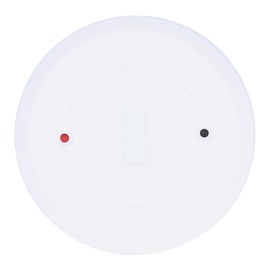 Wired Glass Break Detector Round Door Window Breakin Sensor Tamper Alarm Ceiling/Wall Mount
