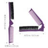 iplusmile 2 Piezas Peine Plegable de Bolsillo Cepillo de Pelo