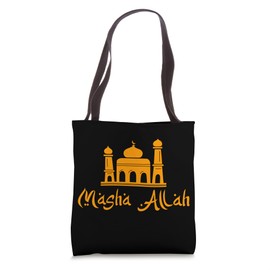 Masha Allah Mosque Islamic Faith Design For Muslim Tote Bag