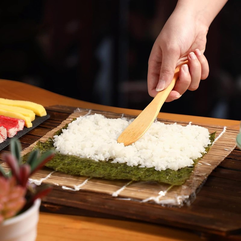 10pcs Sushi Making Kit with Sushi Rolling Mat, Complete DIY
