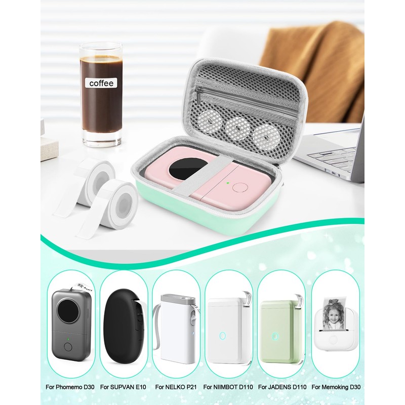 ZaKaBox Label Maker Case for NELKO P21 & All Label