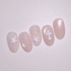 Soft Chrome Handmade Nails - Coffin Long / 소프트크롬 수제네일