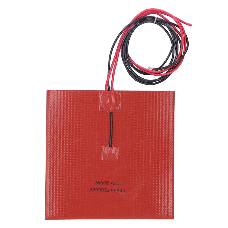 Silicone Heater Pad Heating Mat 180℃ 200x200mm 200W Accessory for