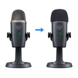 YOUSHARES Yeti Nano Microphone Foam Windscreen - Mic Wind Cover Pop Filter Foam Cover, Professional Customized for Blue Yeti Nano