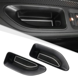 BIBIBO Door Handle Storage Box Compatible with Seat Leon MK3 5F ST FR/Cuprα Leon - General Storage Box Organiser Door Handle Car Door Storage Box (Front Door Pack of 2)