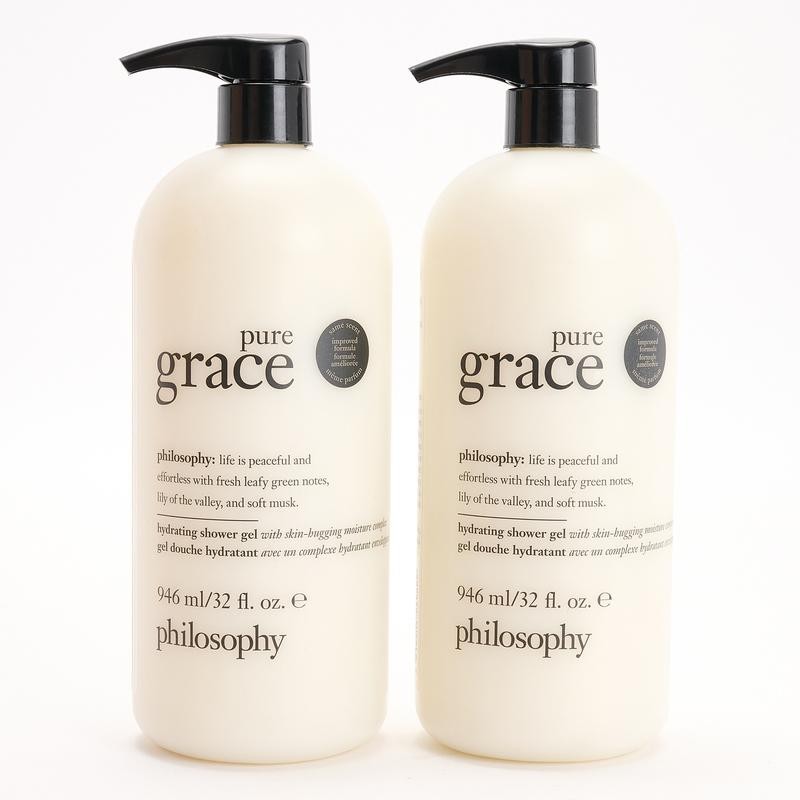 philosophy supersize grace & love shower gel 32oz duo:_baby grace