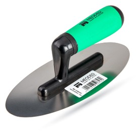 Stainless Steel Plaster Trowel, (9x4inch) Venetian Plaster Trowel, Plaster Tool, Oval Flexible 240x100mm, Meoded Paint & Plaster