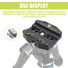 Nizirioo 70 mm Quick Release Plate, Camera Quick Release Plate,