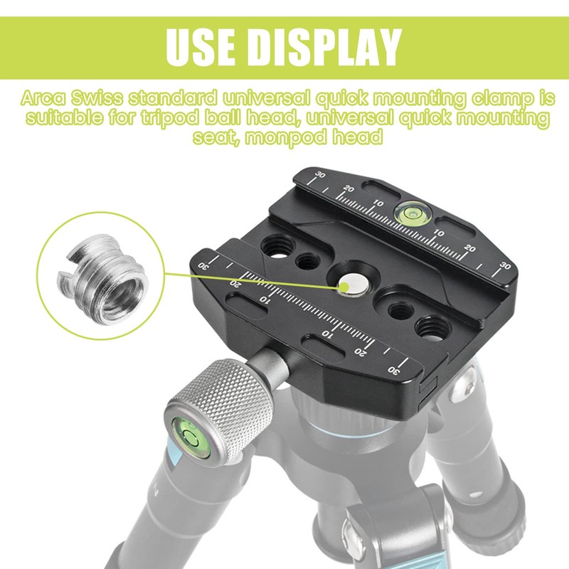 Nizirioo 70 mm Quick Release Plate, Camera Quick Release Plate,