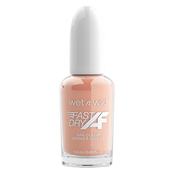 wet n wild Fast Dry AF Nail Color, Long-Lasting Nail Polish, Southern Belle (Pink)