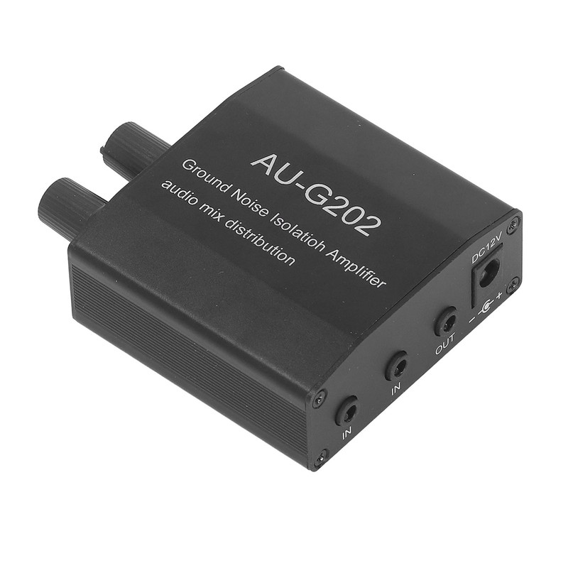 Stereo Music Signal Preamplifier 2 In 2 Out Audio Mix