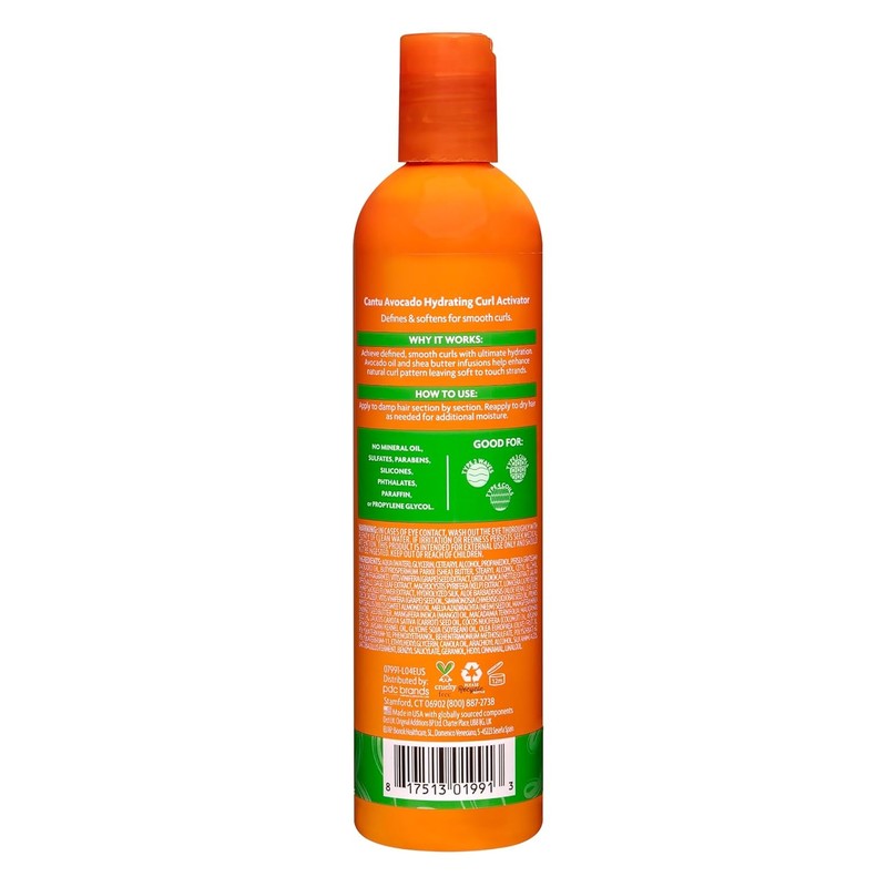 칸투 아보카도 하이드레이팅 컬 액티베이터, 355ml, 2개 Cantu Avocado Hydrating