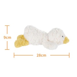 Apricot Lamb Stuffed Animal lying duck yellow, Soft Toys Plush Cuddly Perfect for Child 11.0 Inches