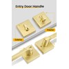 Goldenwarm Gold Exterior Door Lock Set with Deadbolt, Zinc Alloy