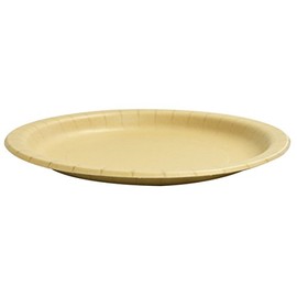 Strong P2250MZ Paper Plates, Misarashi Brown, 8.7 inches (22 cm), 50 Sheets