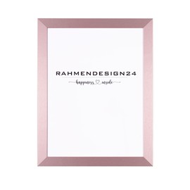 Rahmendesign24 Milano Picture Frame, 20 x 30 cm, Rose Gold Photo Frame, Removable Frame, Poster Frame, Puzzle Frame