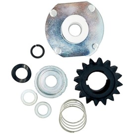 Generic Starter Drive Gear Repair Kit 16 Teeth Replaces Compatible with/Replacement for Briggs & Stratton 497606 696541, Black & White
