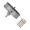HARFINGTON Carbide Hole Saw Kit 124mm (4-7/8") Metal Hole Cutter