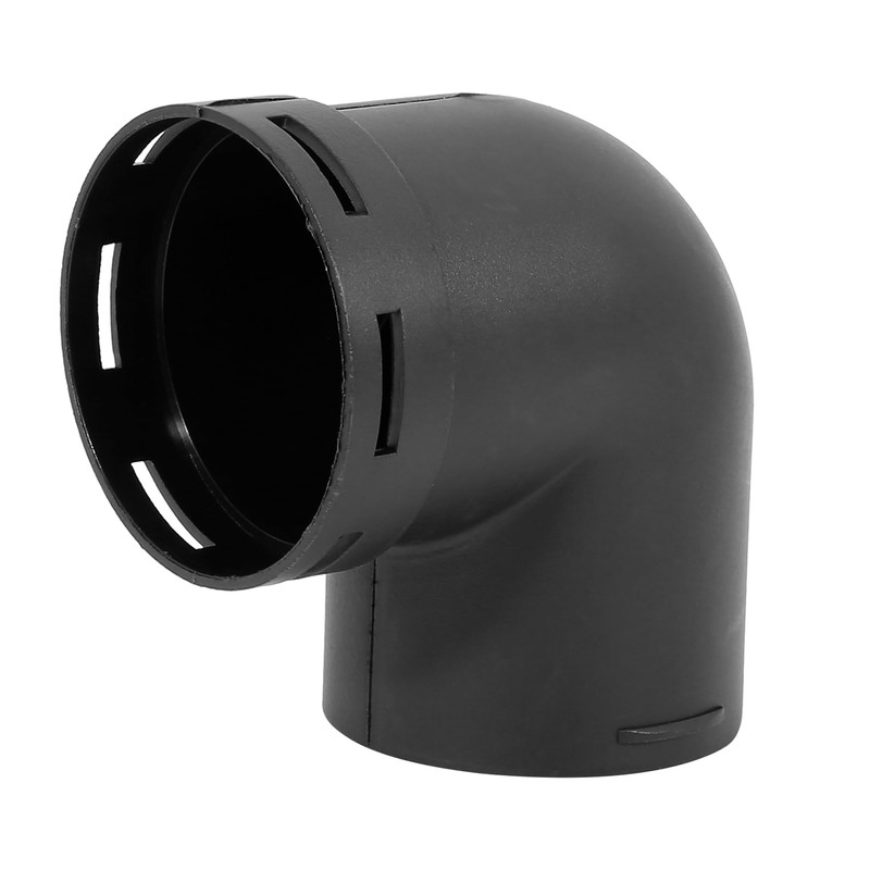 X AUTOHAUX 60mm Car Heater Warm Air Ducting Pipe Elbow