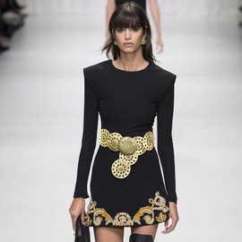 Liutufy Wide Disc Belt for Women Vintage Hollow Boho Leather Belt Western Chunky Waist Belt Cowboy Metal Buckle Concho Belts (Gold -S)