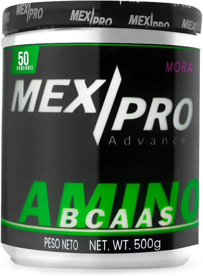 MexPro Aminoacidos BCAAS 500Gr Sabor Limón
