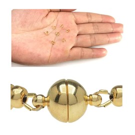 HLLMX 300 PCS U Shape Loops Wire Cable Protector Thread Beads Accessories Wire Guardian Wire Thread Protectors for Jewelry Making Earring Bracelet Charm Anklet, Gold