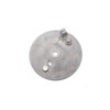 MZA Rear Brake Plate Natural with Hole for Brake Contact