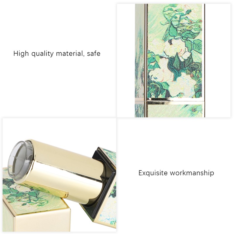 3pcs DIY Magnetic Snap Empty Lipstick Tube Refillable Lip Balm