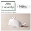 DOWAN Porcelain Butter Dish With Cutting Measuring Line, Large Whale