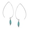 Silpada 'Oasis' Compressed Turquoise Drop Earrings in Sterling Silver