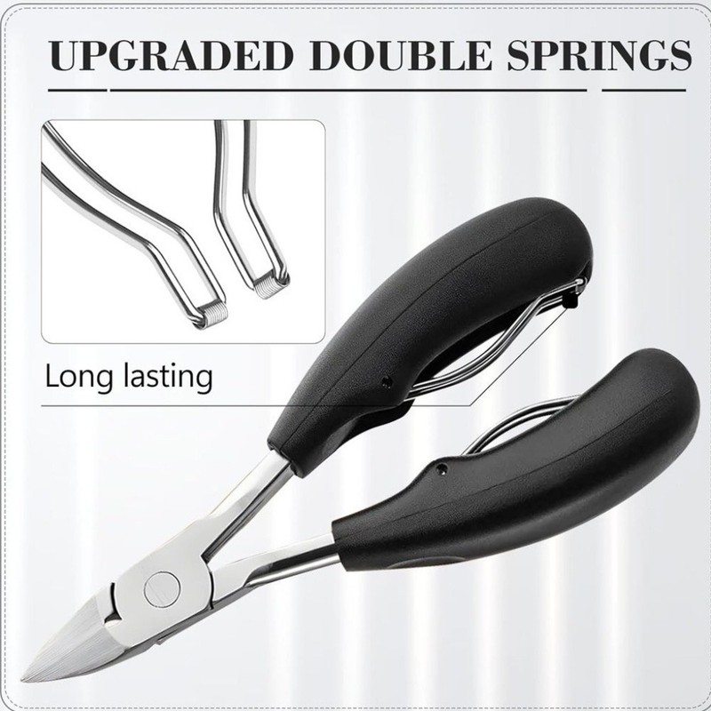 5-Piece Ingrown Toenail Tool Kit for Thick Nails – Curved