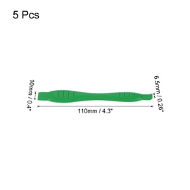 sourcing map 5pcs Universal Pry Spudger Tool, Phone Pry Opening Tool Plastic Crowbar for Cell Phone, PC, Laptop Tablet Screen Repairing, Green